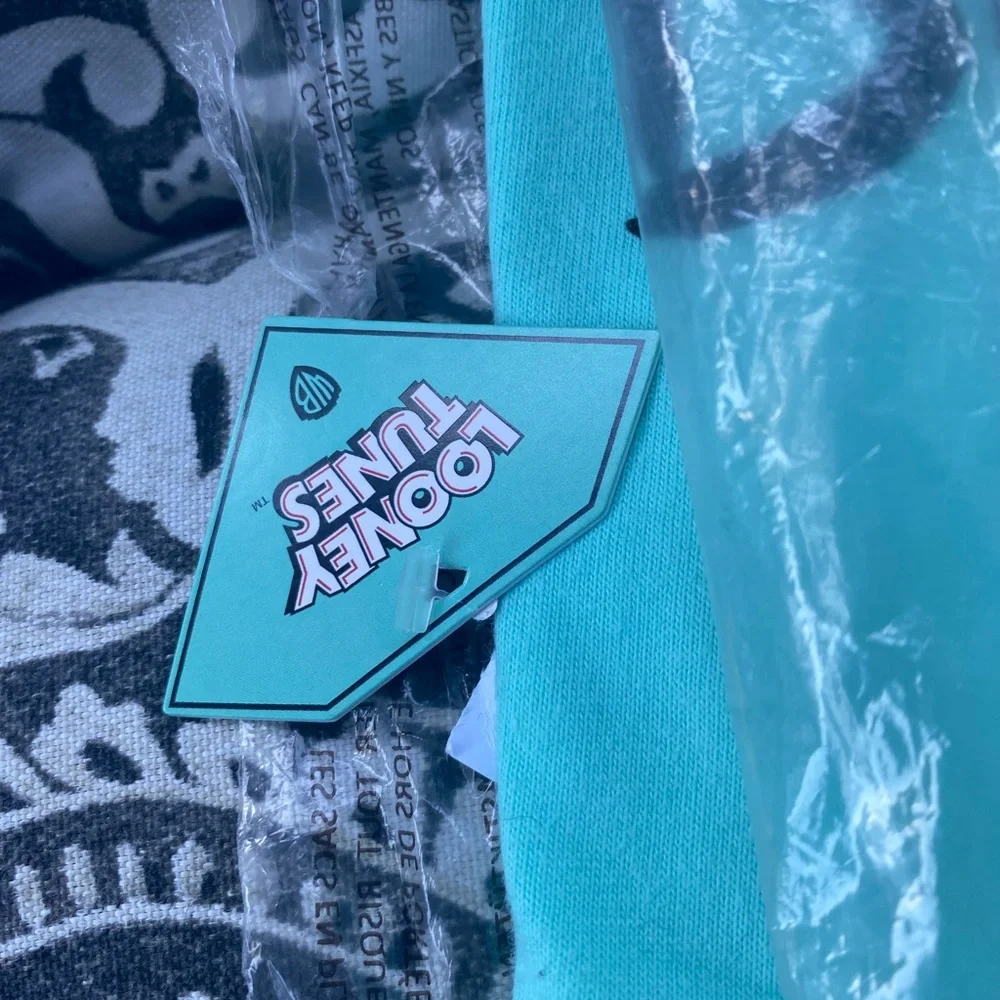 Diamond Supply X Looney Tunes XXL Teal Blue Tee BNWT - Picture 7 of 7